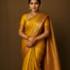 Golden Glow Kanjivaram Silk Saree